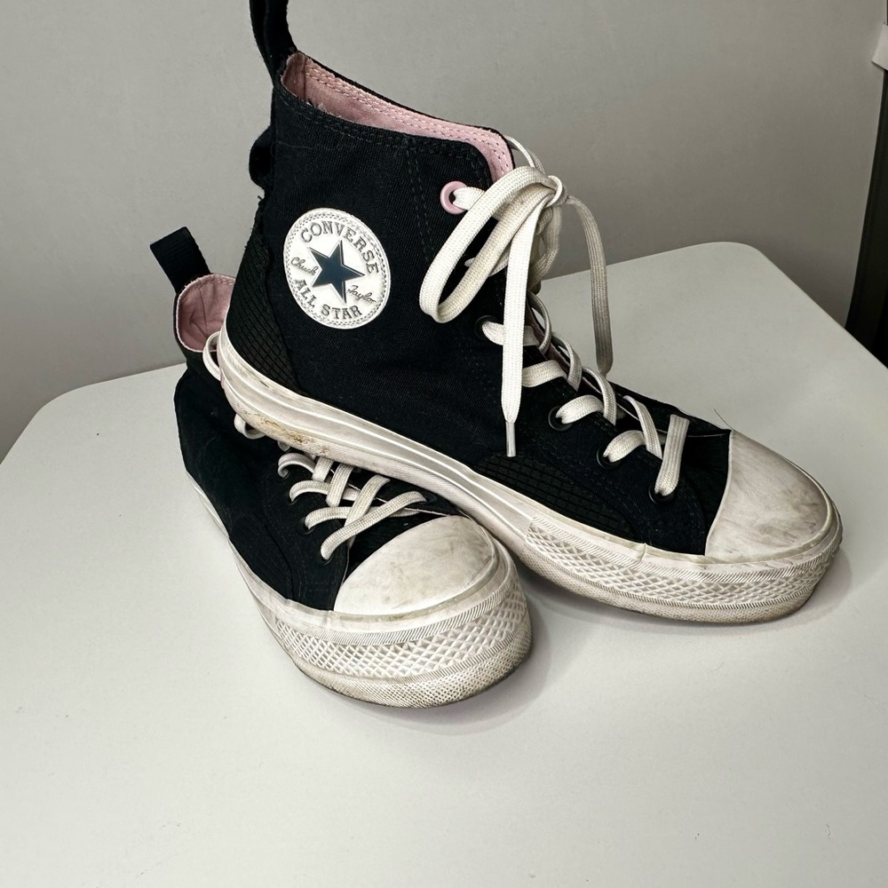 Converse Black and White High-Tops